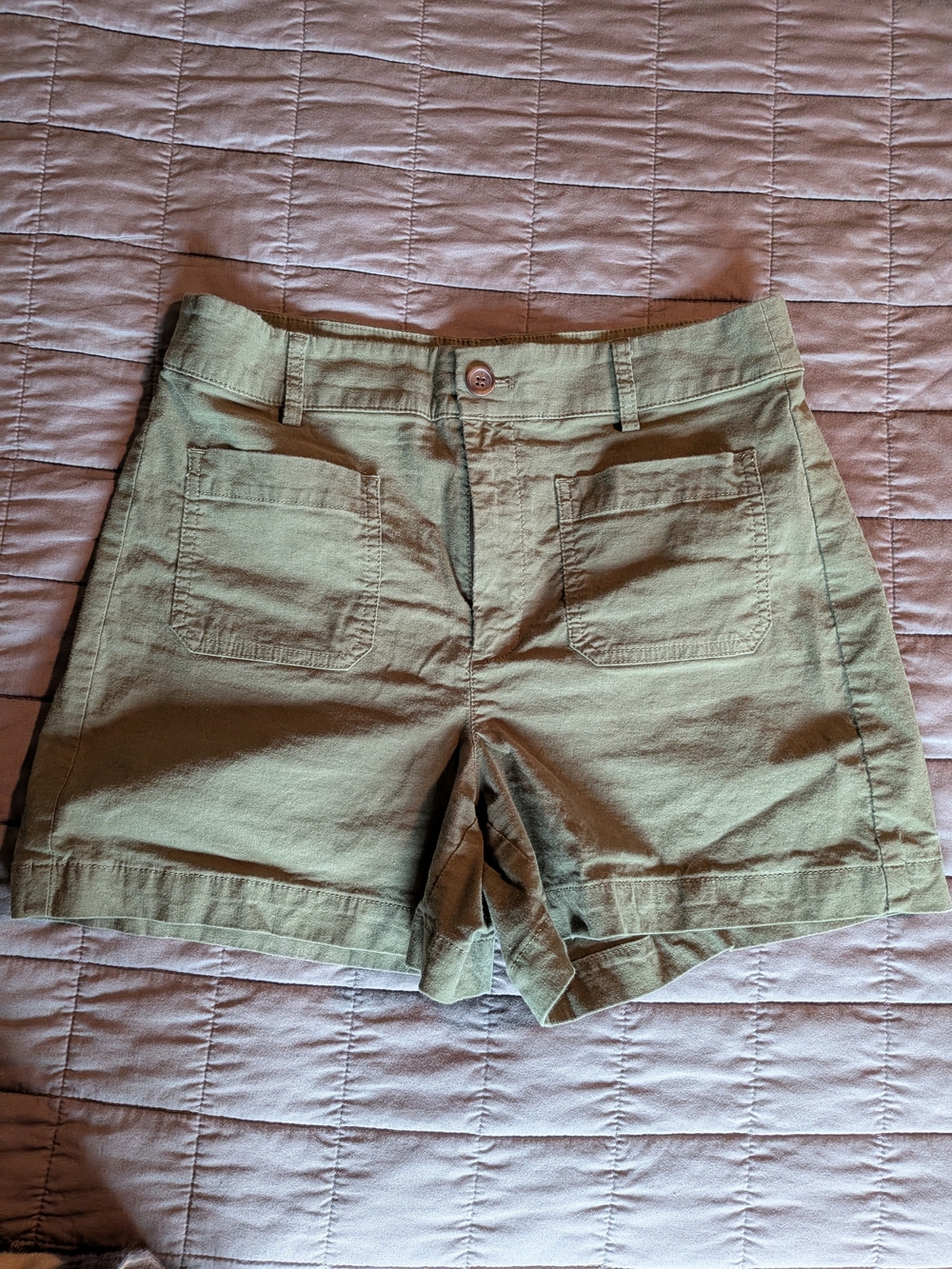 J. Crew Olive Green Cotton Shorts